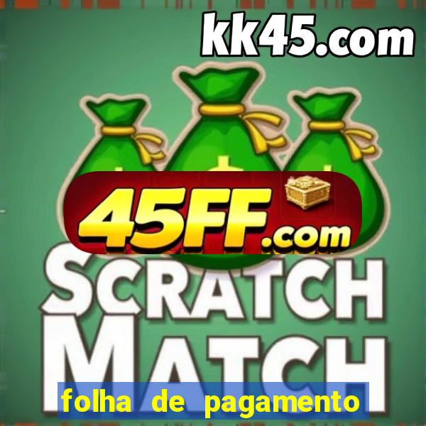 folha de pagamento para preencher word